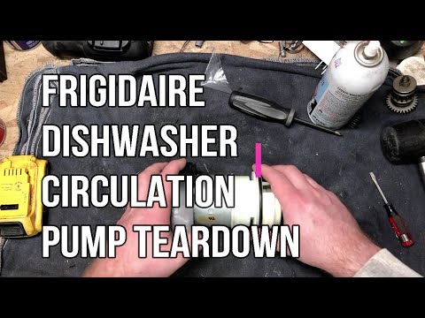 Frigidaire Dishwasher Circulation Pump Teardown