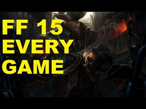 Gangplank vs Nasus | HOW TO MAKE ENEMY FF15 | Top Lane Gameplay Patch 7.21 NA | League of Legends