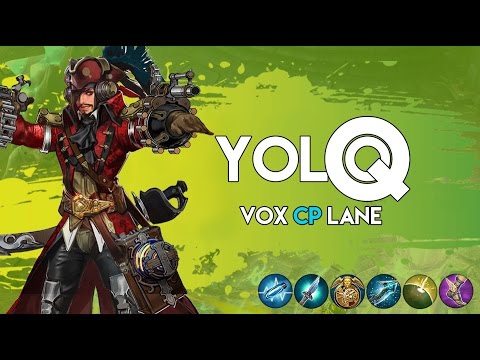 Vainglory YoloQ - Ep 1: Vox |CP| Lane [Solo Ranked] Gameplay |Update 1.12|