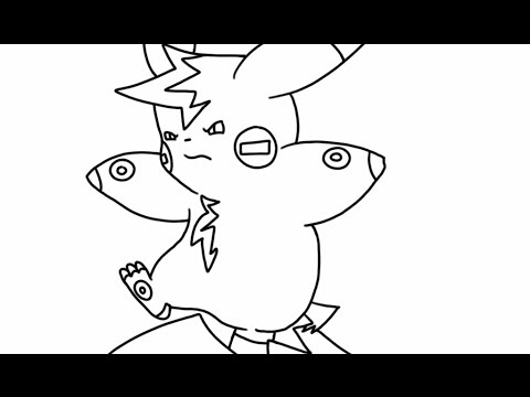 Pikachu OC vs Eevee OC Animation (Preview 2)