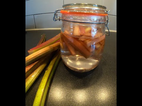 Picklad rabarber