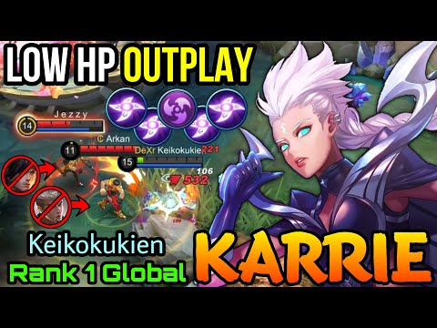 Amazing Outplay Karrie Time to Meltdown some Enemies!! - Top 1 Global Karrie Keikokukien - MLBB