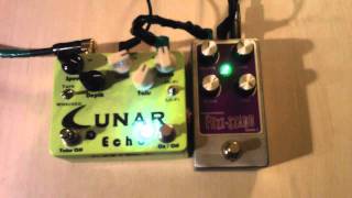 Video thumbnail for Wright Sounds Fuzz-Stang Mark II - DMB Lunar Echo Delay - Guitar Demo by MrExcane