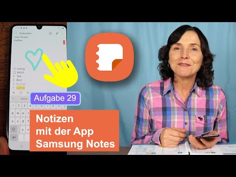 Taking notes with the Samsung Notes app. Smartphone course with Samsung, part 29.