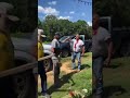 Man Gets Hit In The Face With Shovel