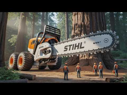 Die tödlichsten Holzfällermaschinen der Welt – Extremer Einsatz im Wald! #122