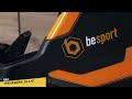 Гребной тренажер Besport BS-6032R SWIMMER магнитный черно-желтый