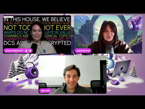 GM Farcaster ep189 Tuesday December 3, 2024 with special guest @dwr.eth