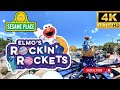 Elmo S Rockin Rockets Full Ride 4k Experience Sesame Place San Diego Themepark Ride