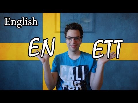 Learn Swedish | Grammar 1 - En & Ett | Lesson 14