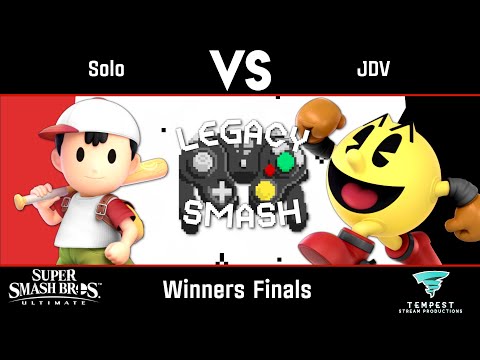 Solo (Ness) VS JDV (Pac-Man) - Winners Finals - Legacy Smash #19