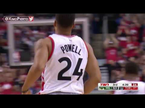 Norman Powell's Deep 3-Pointer | Bucks vs Raptors | Game 5 | April 24, 2017 | 2017 NBA Playoffs