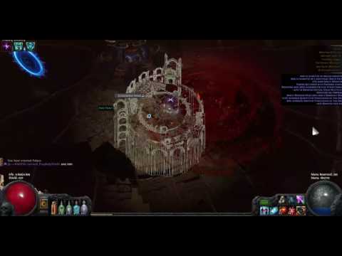Path of Exile 2.3 prophecy : LA Inquisitor 2 shots on Palace Dominus phase 2