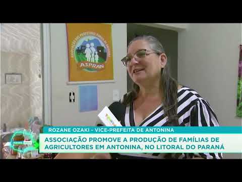 Associação promove a produção de famílias de agricultores em Antonina, no litoral do Paraná