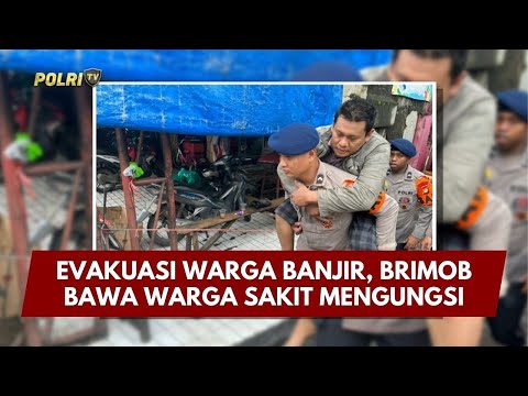 PRESISI UPDATE: EVAKUASI WARGA BANJIR, BRIMOB BAWA WARGA SAKIT MENGUNGSI 30/01/26 (16.00)