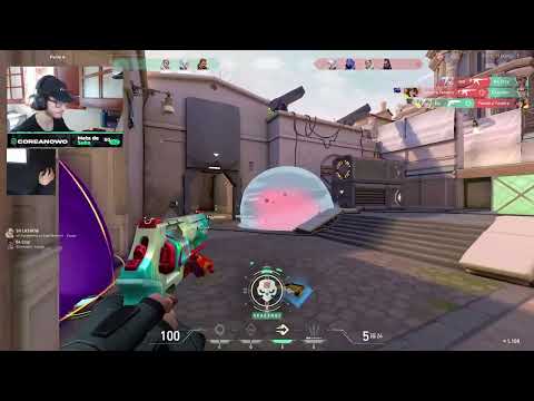 COREANO DE SHERIFF É INSANO - CORTANDO VALORANT