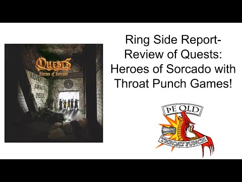 Ring Side Report- Board Game Review of Quests: Heroes of Sorcado