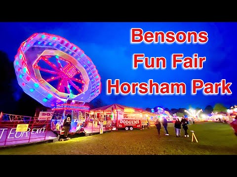 Bensons Fun Fair Horsham Park Vlog 15th May 2021