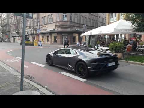 Lamborghini Huracan EVO Loud Sound in the City