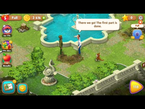 🏡 Gardenscapes - Level 118 Gameplay Walkthrough 🎮