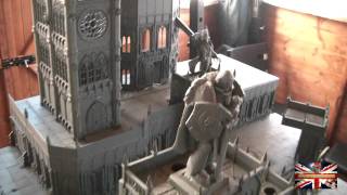 Scratch built Mega Fortress ~  The rocks are complete and added statues & bunkers  ~ Update 10