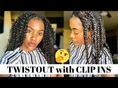 TWISTOUT WITH CLIP-INS ft BetterLength Hair!