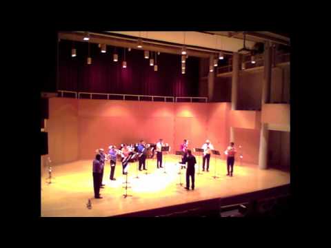 Great Lakes Trombone Ensemble @ 2012 CTS - Handel/Carlson, Overture from "Music to Royal Fireworks"