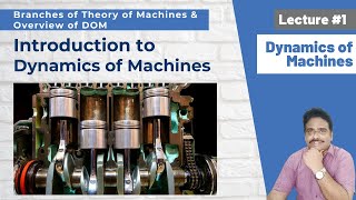 Lecture 1: Introduction to Dynamics of Machines | Dynamics of Machines | DOM (English)
