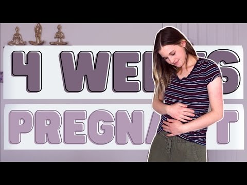 Early PREGNANCY Symptoms! || 4 WEEKS PREGNANT
