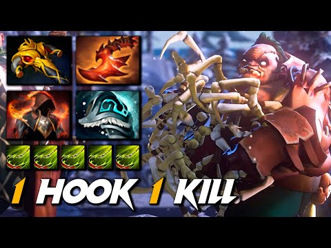 Pudge Immortal Butcher - 1 HOOK 1 KILL - Dota 2 Pro Gameplay [Watch & Learn]