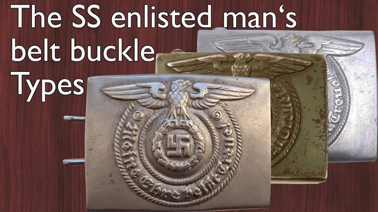 The SS enlisted man's/NCO's belt buckle Types and Manufacurers