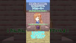 【英語禁止マイクラアキネーター】英語だらけエンドのブロック！【クイズ】【アキネーター風クイズ】【マインクラフト】【マイクラ】【Minecraft】【ゆっくり実況】#Shorts