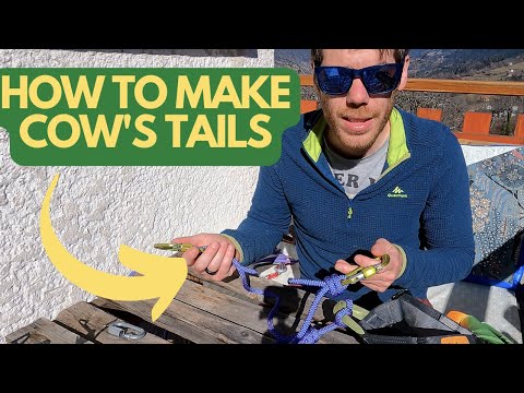 How to make COWSTAILS for canyoning and caving