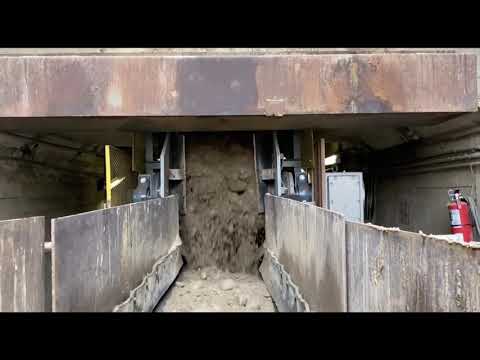 Rock Systems heavy duty 42” wide tunnel belt feeder