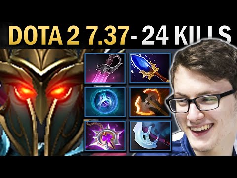 Phantom Assassin Gameplay Miracle with 24 Kills and Manta - Dota 2 7.37