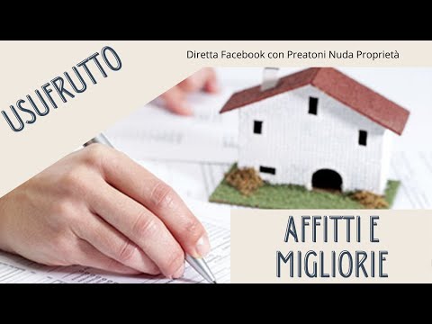 Migliorie Apportate all'Usufrutto