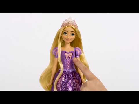 DISNEY PRINCESS dainuojanti lėlė Auksaplaukė (anglų kalba) (HPD41) video