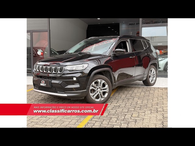Vídeo JEEP COMPASS 1.3 T270 TURBO FLEX LONGITUDE AT6