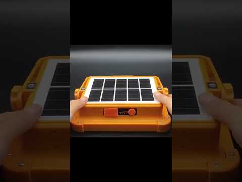 QBM Led Work Solar Light Portable 10000mAh 10000 Lumens Rechargeable Floor
