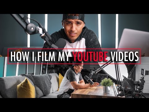 How to Film YOUTUBE VIDEOS - Behind the Scenes