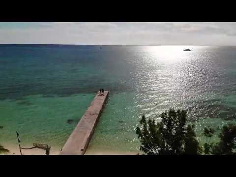 Palancar Beach,  Cozumel Mexico.  Drone video