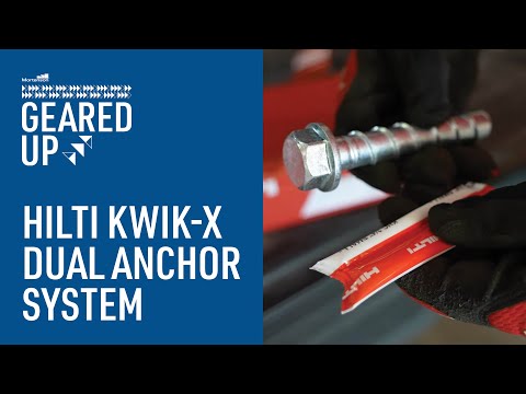 Geared Up: Hilti Just Changed The Game for Concrete Anchors | Hilti Kwik-X Dual Anchor System