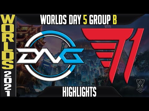 DFM vs T1 Highlights | Worlds 2021 Day 5 Group B | Detonation FocusMe vs T1