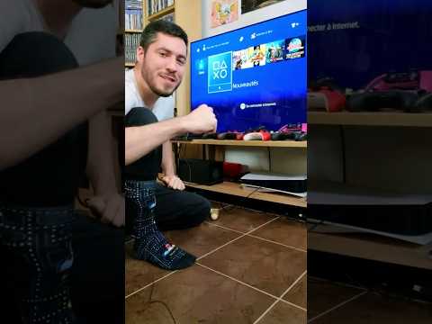 Peut on jouer à la PS5 sur PS4 #ps5 #ps4 #experiment #test #jeuxvidéo