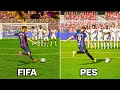 ROBERT LEWANDOWSKI Free Kicks • FIFA vs PES (2011-2023)