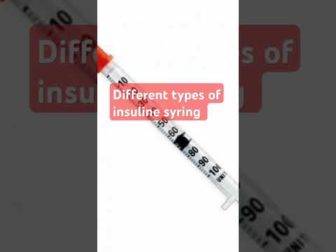 Different types of insuline syring 40 unit,50 unit ,100 unit #insulin #medical