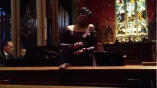 Dr. Valerie Jones Francis sings 
