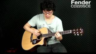 Video thumbnail for GMMUSIC- FENDER CD220SCE by gmmusickorea