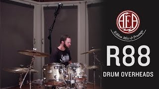 Video thumbnail for AEA R88 Stereo Mic - Drum Overheads - Listening Library by AEA Ribbon Mics