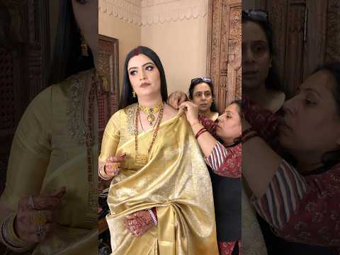 Bride reception in the making ❤️ Parul Garg